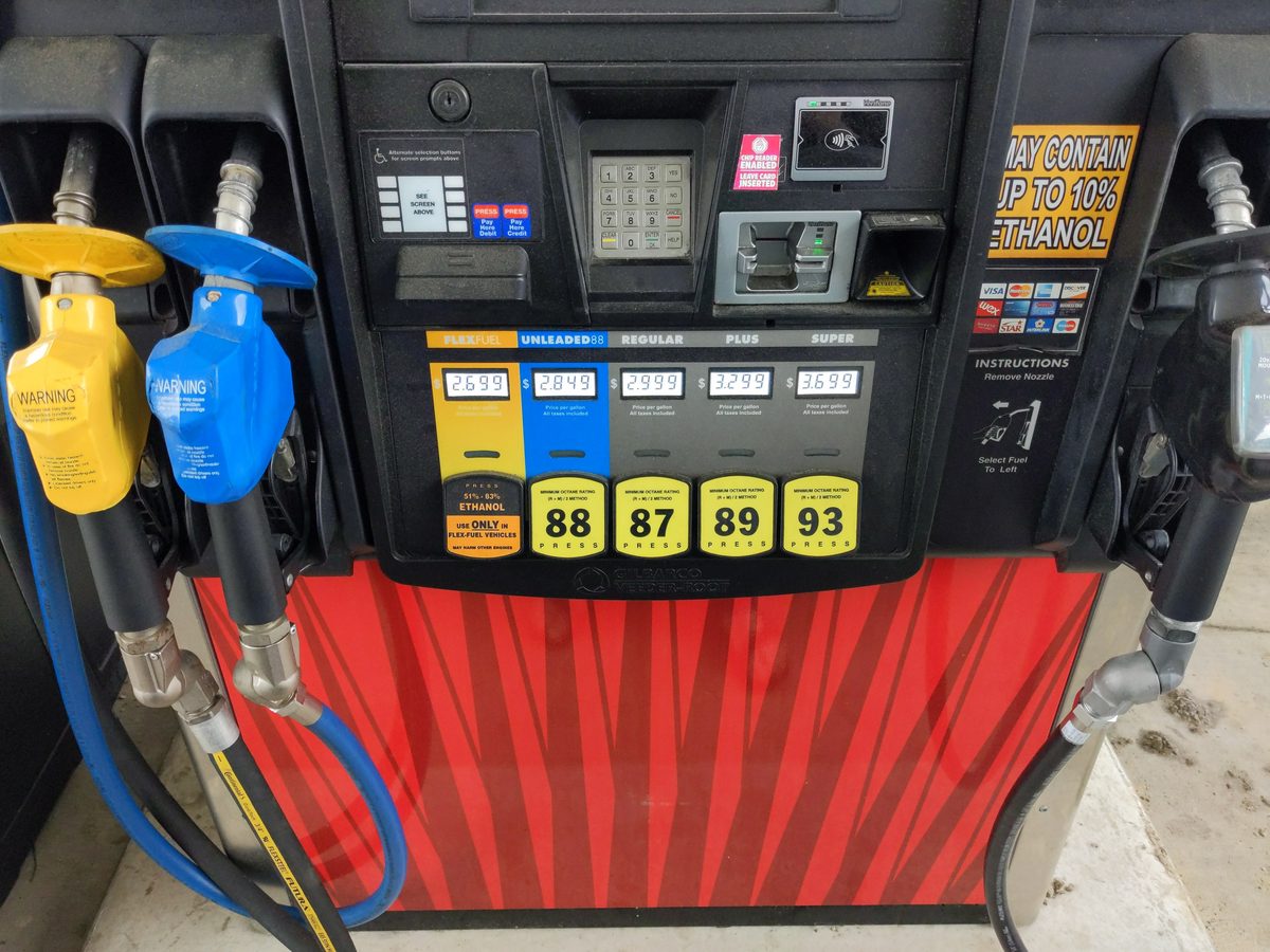 fuel station fuel pump