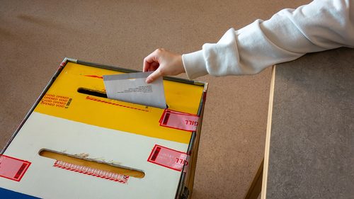 voting ballot box