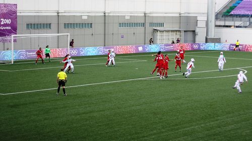 women football match