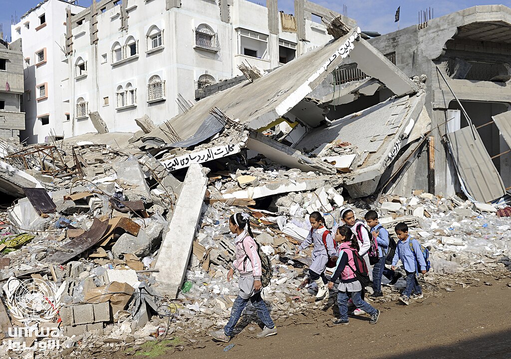 school children Gaza