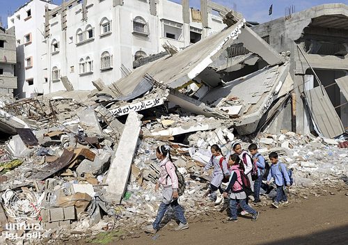 school children Gaza