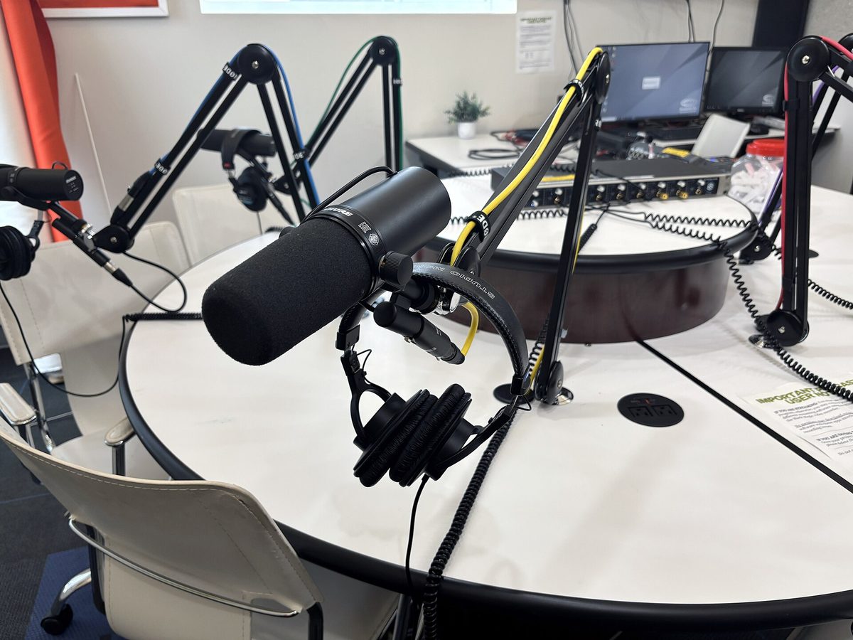 microphone stage