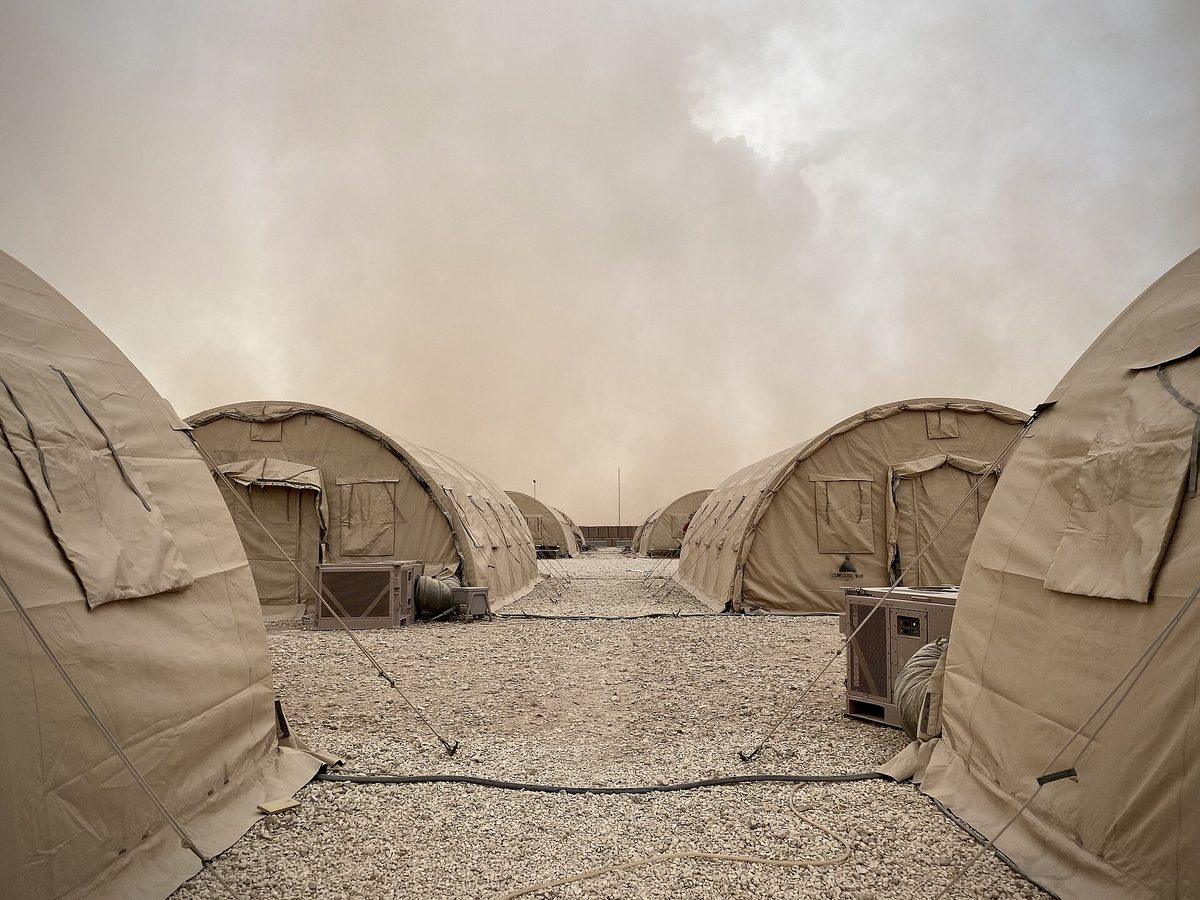 us military base