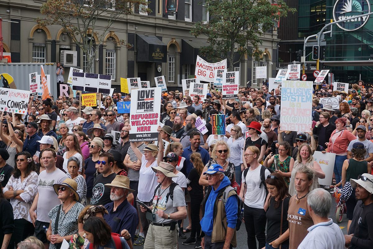 protest crowd france