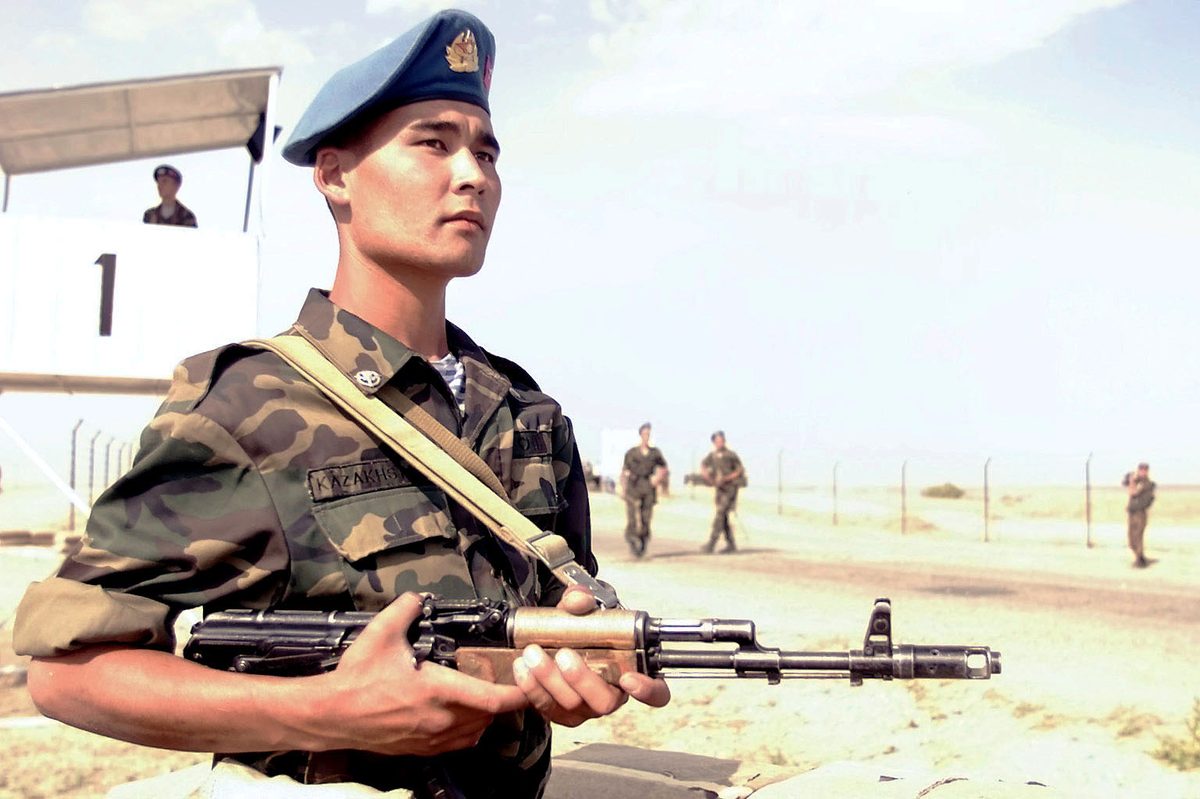 military exercise kazakhstan