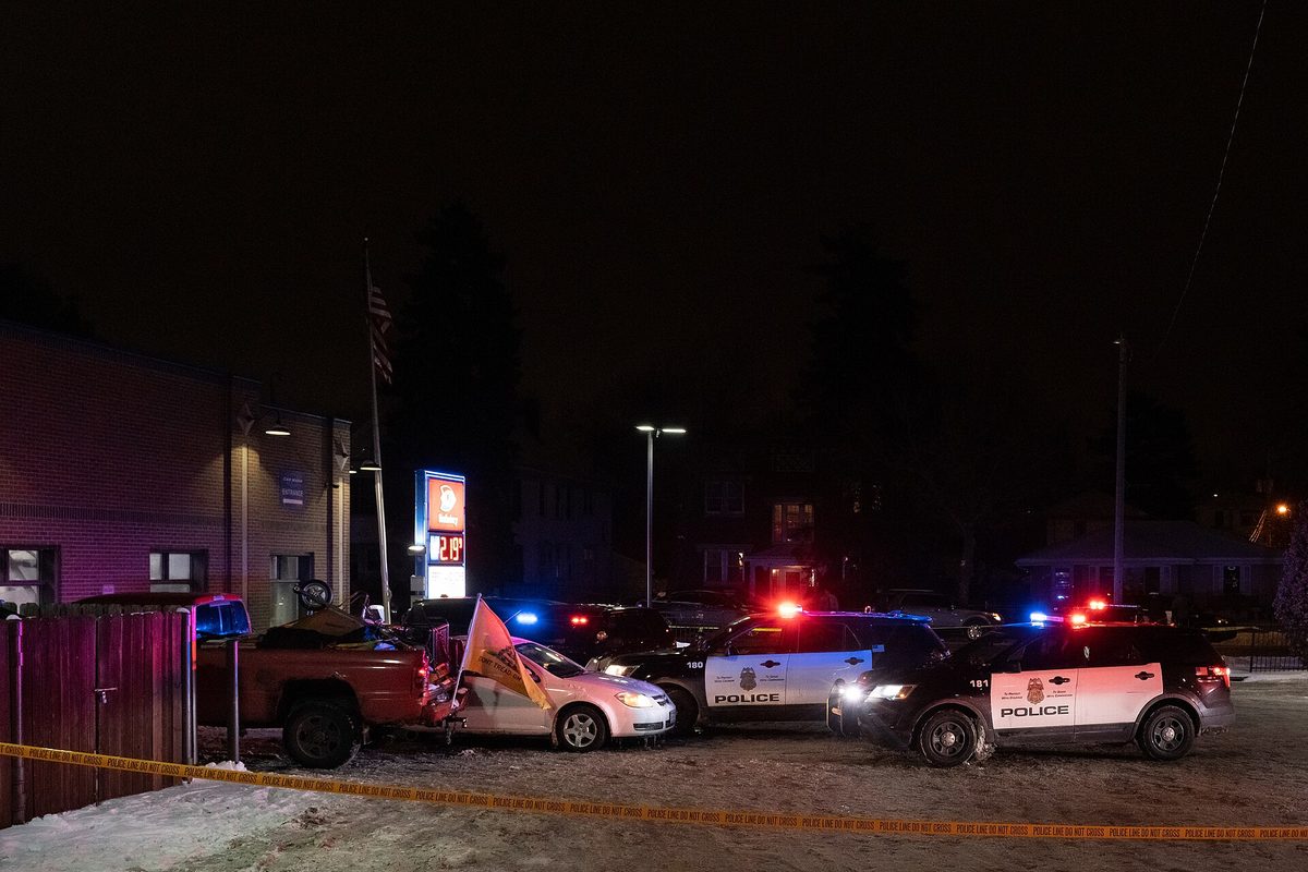 police investigation night
