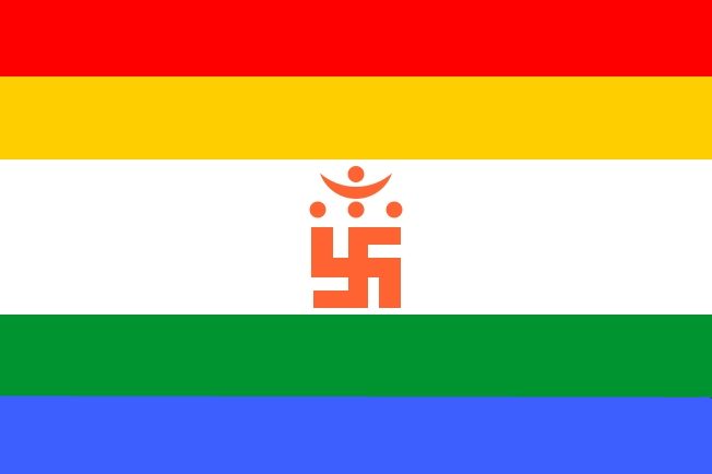 lgbt flag swastika