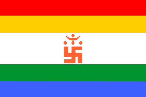lgbt flag swastika