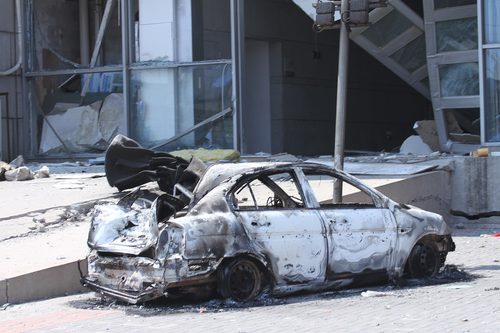 car explosion