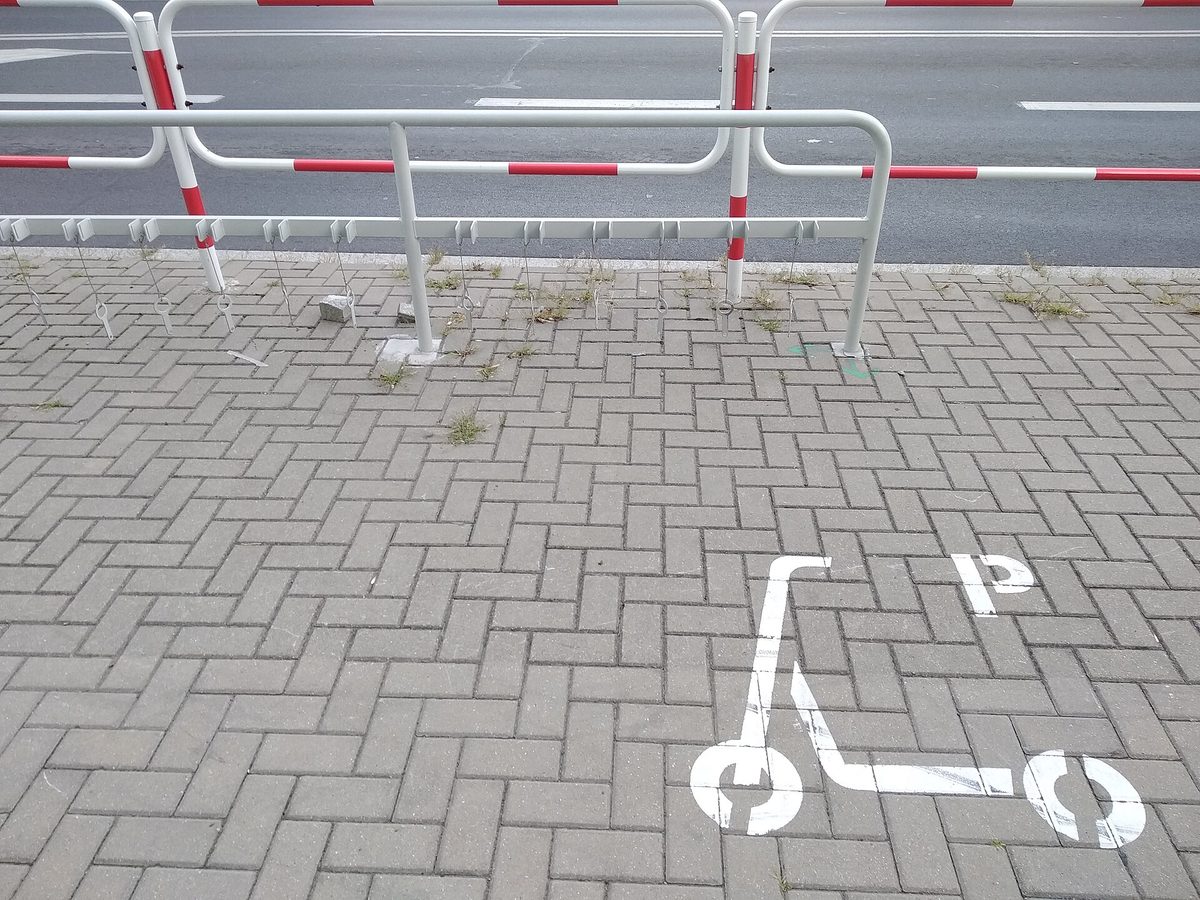 electric scooter parking