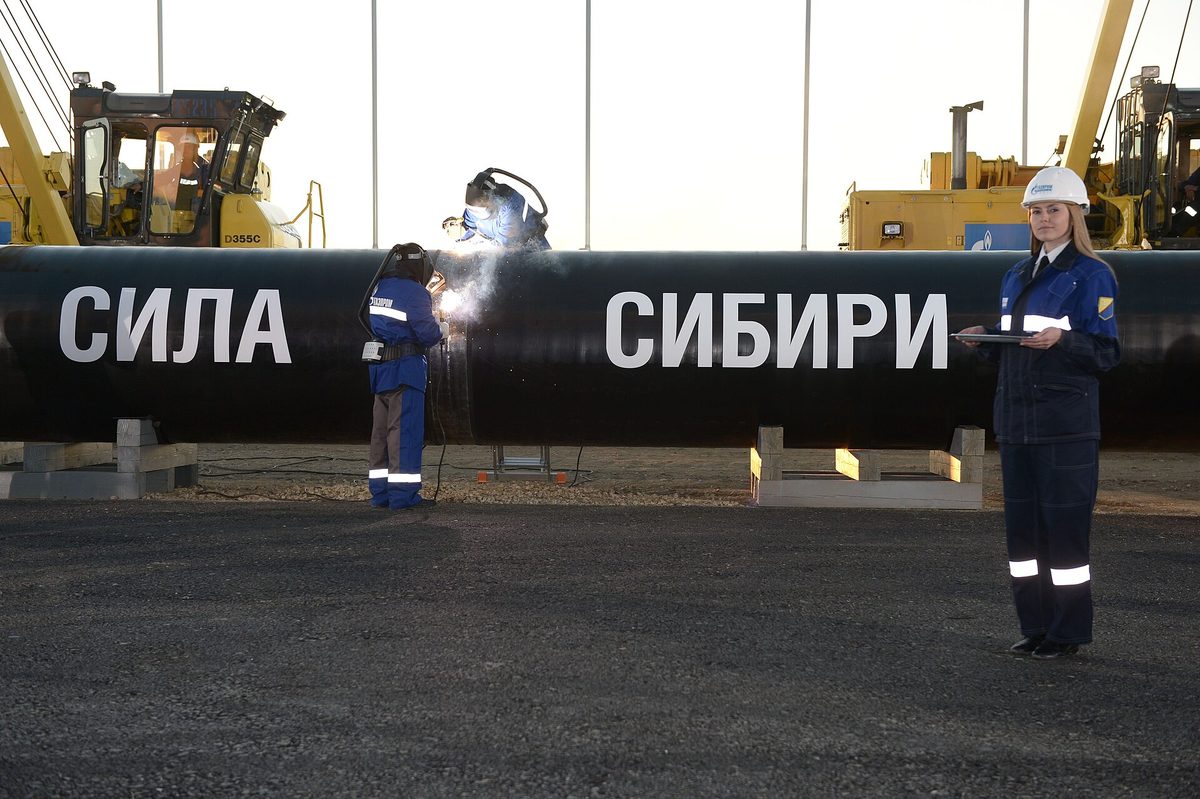 russian gas pipeline