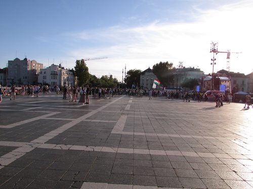 protest crowd