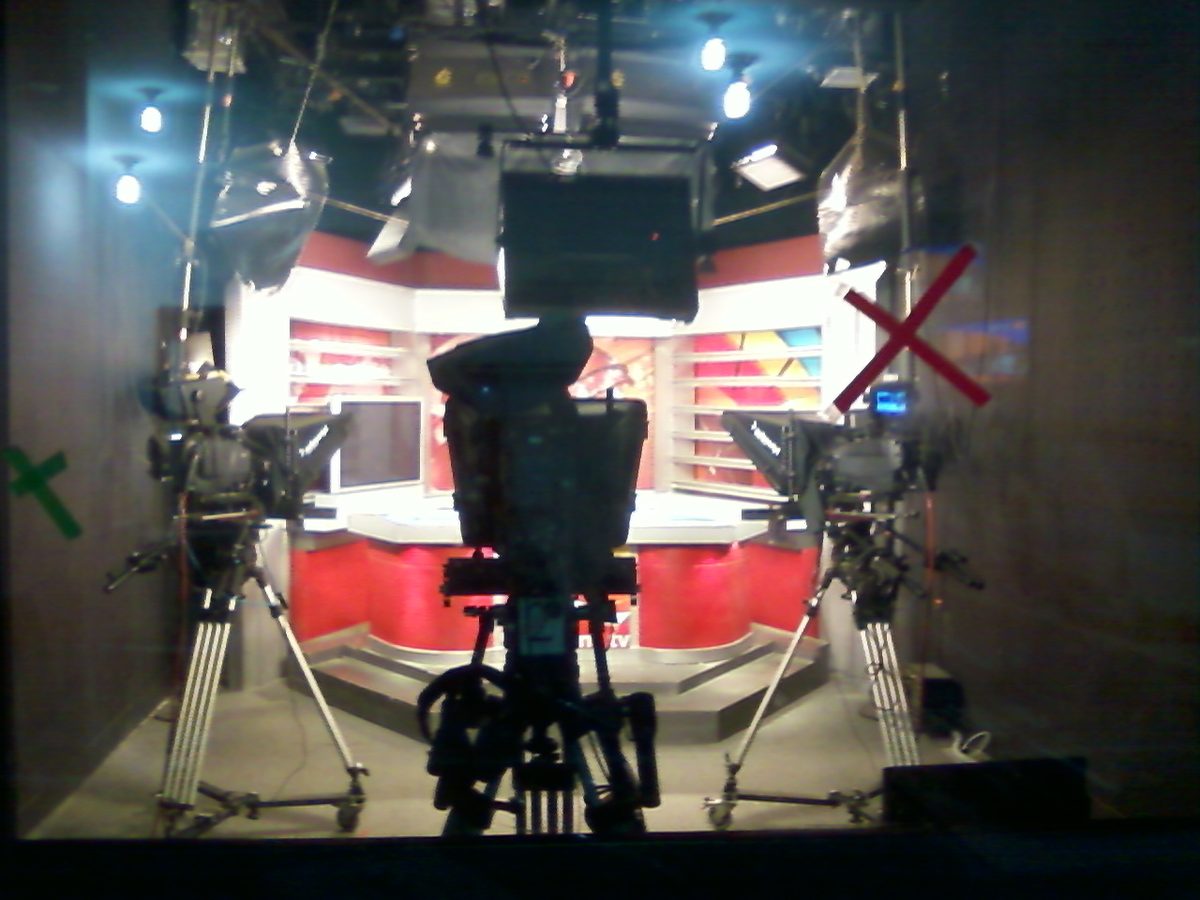 tv news studio