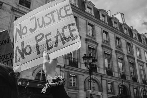 protest signs paris