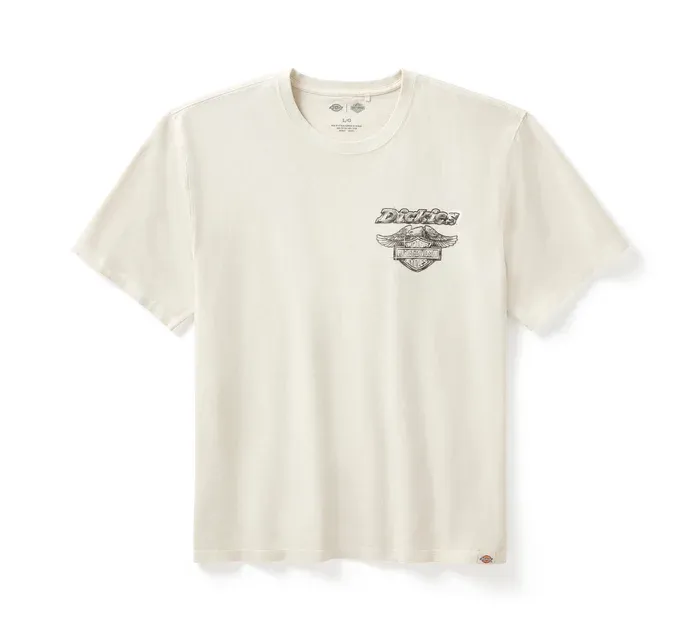 Męski T-shirt Dickies x H-D Heavyweight V-Twin Engine