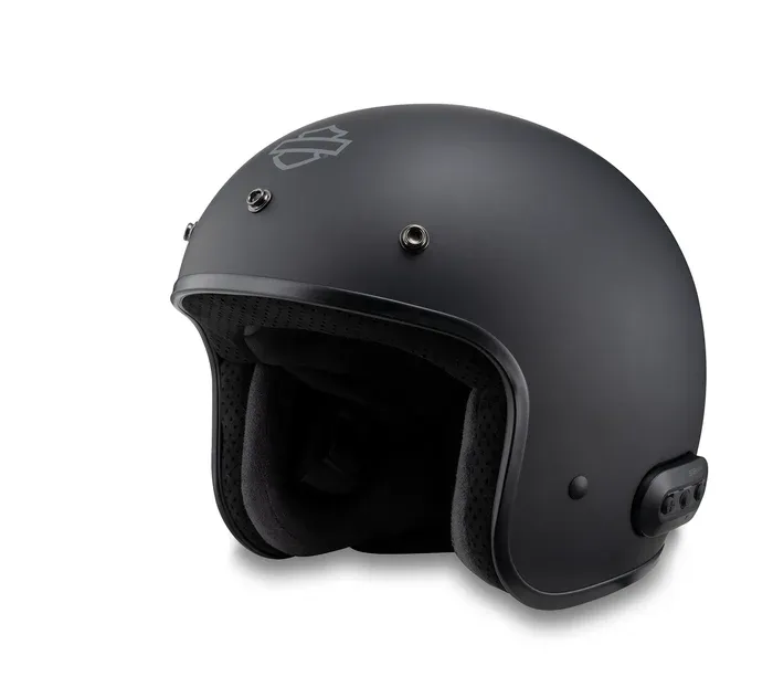 Kask Motocyklowy Fury N04 Bluetooth 3/4- Matte Black