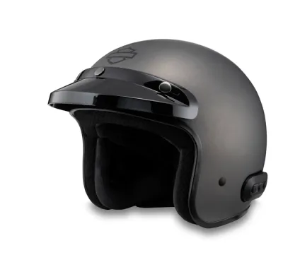 Kask Motocyklowy Fury N04 Bluetooth 3/4- Matte Silver