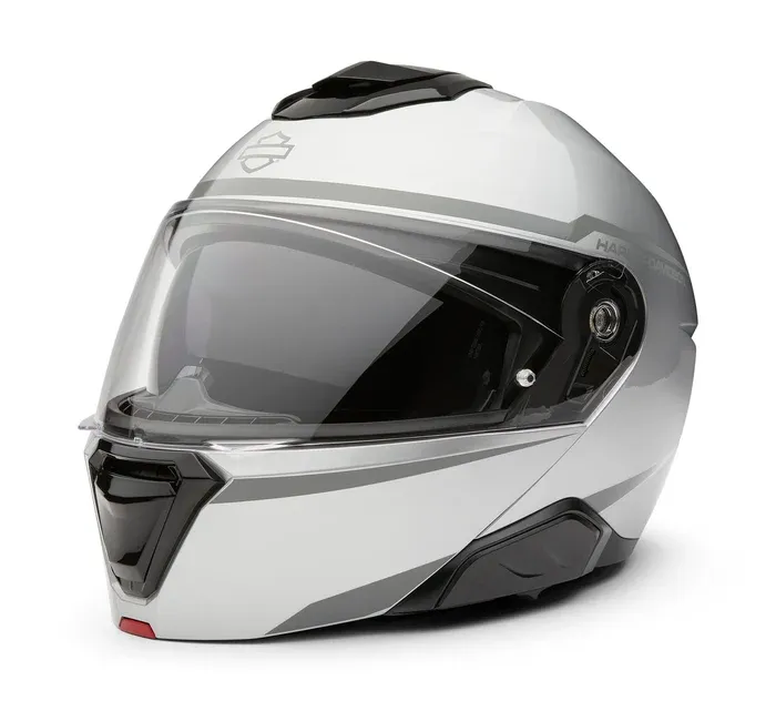 Kask motocyklowy H-D Capstone Sun Shield III H35 Modular Metallic Silver