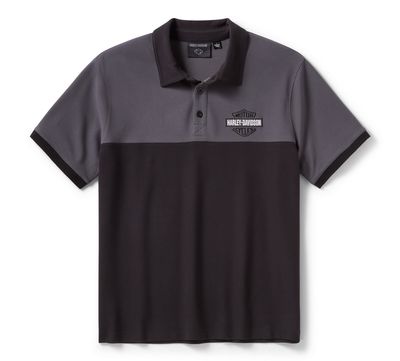 Męska koszulka polo Essential Bar & Shield Color Blocked Polo