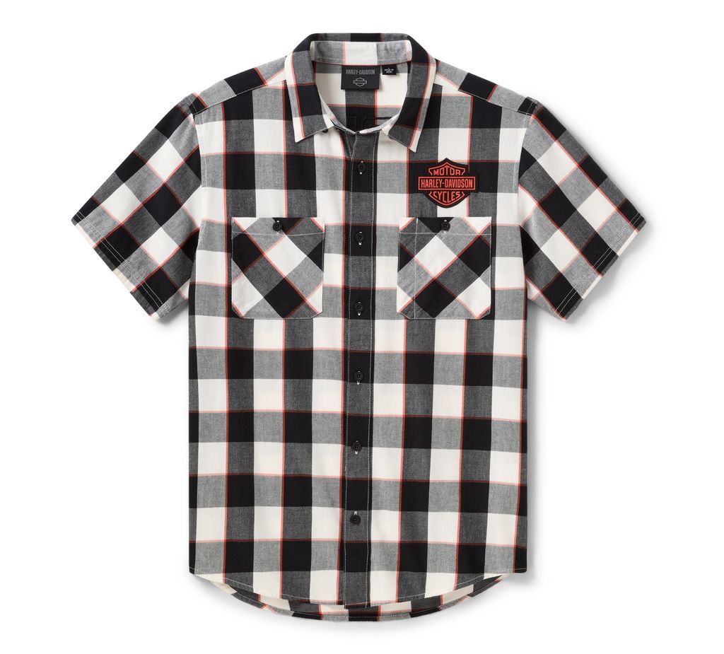 Męska koszula Harley-Davidson w kratę - H-D Essential Buffalo Plaid