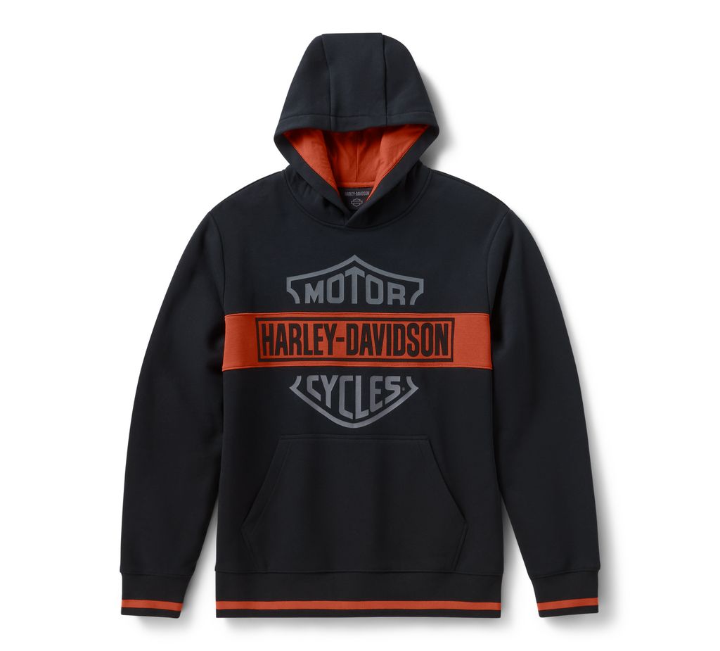 Męska bluza z kapturem Harley-Davidson - H-D Essential Bar & Shield