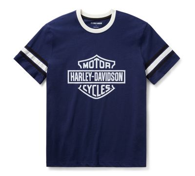 Męski T-Shirt Harley-Davidson H-D Essential Sleeve Stripe '03