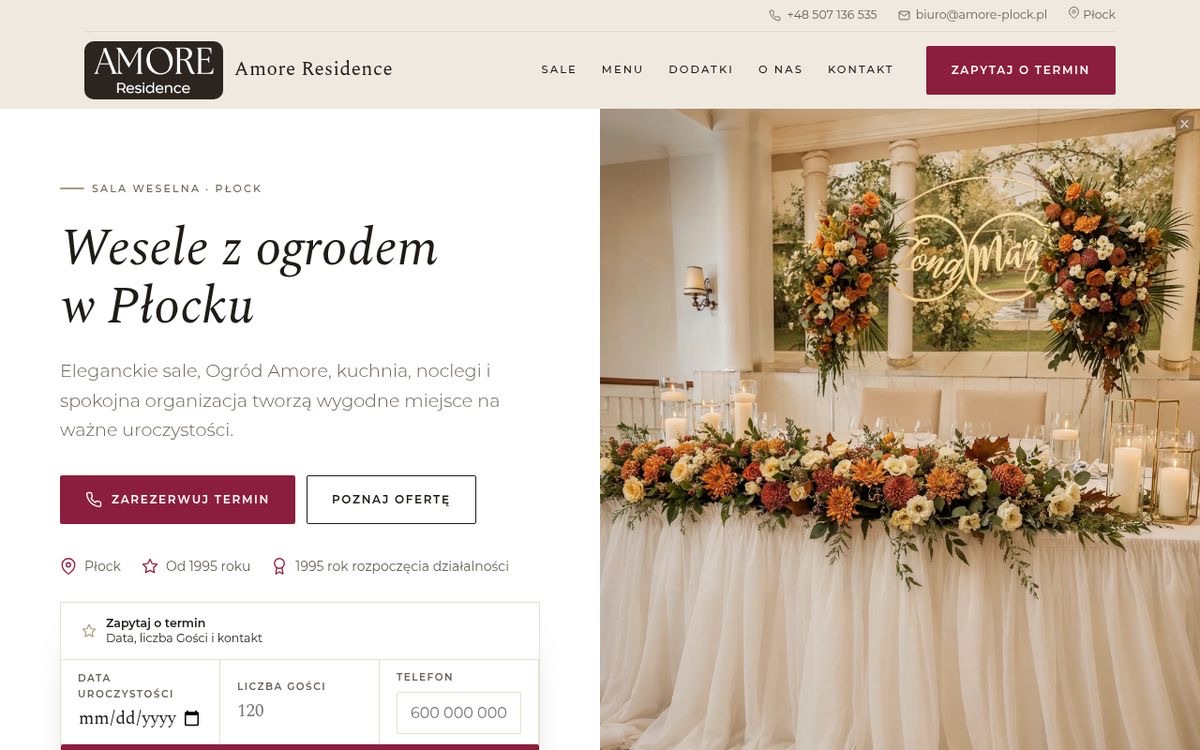 Strona: Amore Residence