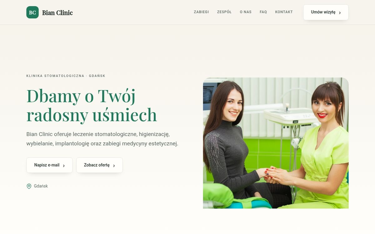 Strona: Bian Clinic