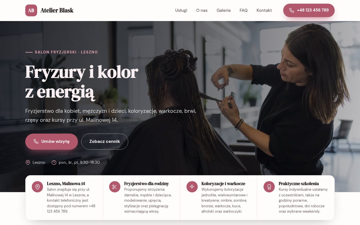 Strona: Atelier Blask