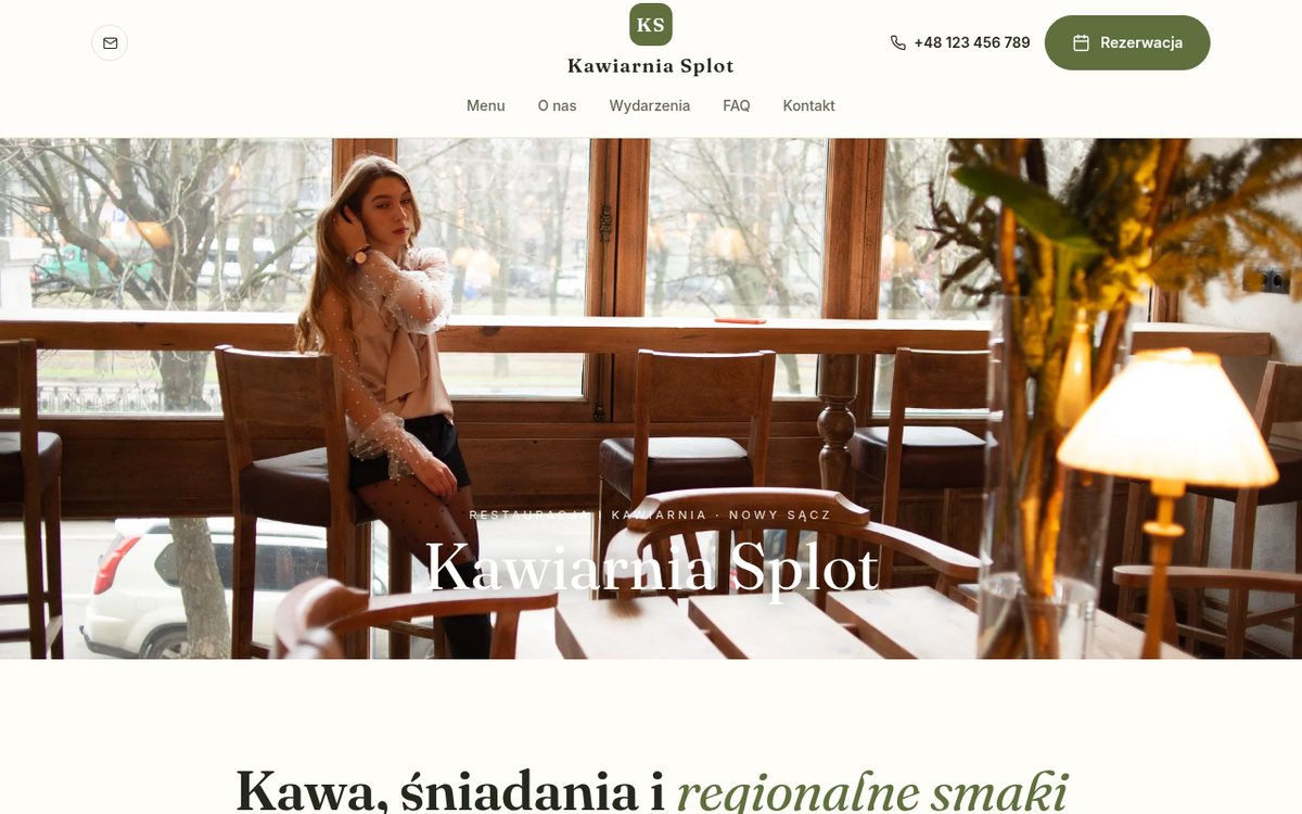 Strona: Kawiarnia Splot