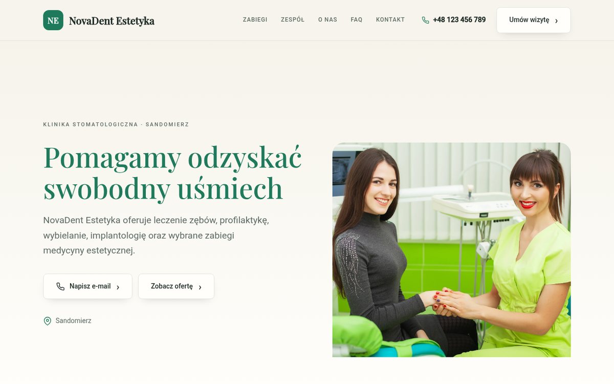 Strona: NovaDent Estetyka