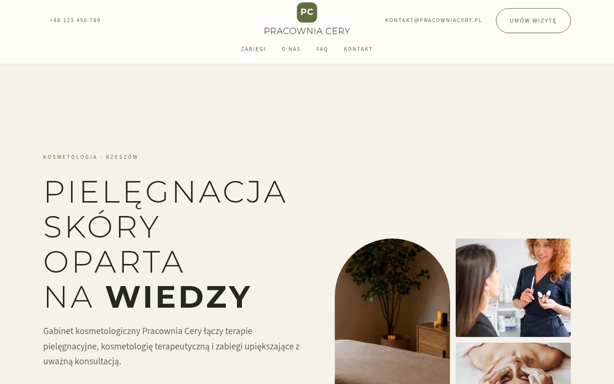Strona: Pracownia Cery