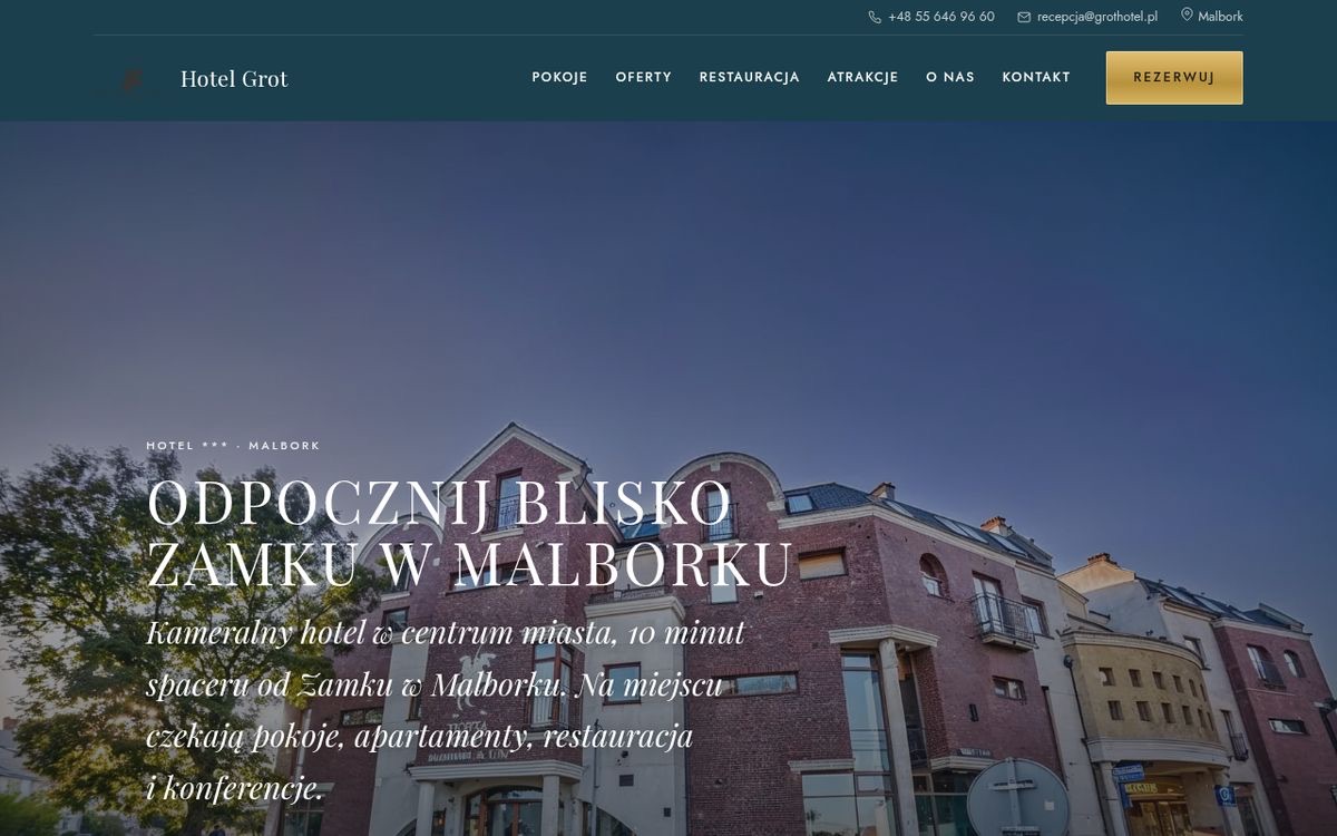 Strona: Hotel Grot