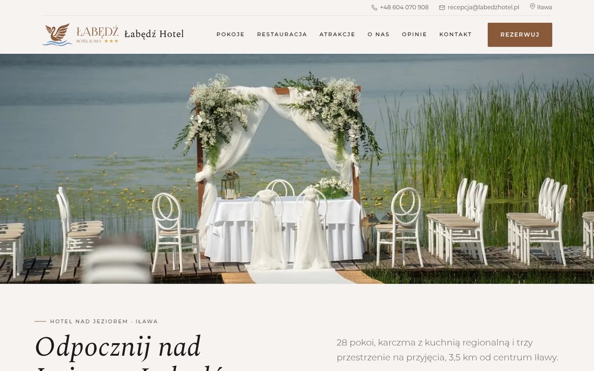 Strona: Hotel Łabędź